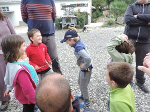 Conociendo los animales de sangre fría en granja escuela Xuberoa en Navarra